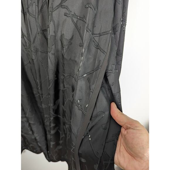 Rag & Bone Rubie Silk Blend Floral Burnout Long Sleeve Black Mini Dress Medium - Picture 11 of 13